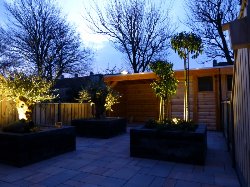 overkapping en schuur